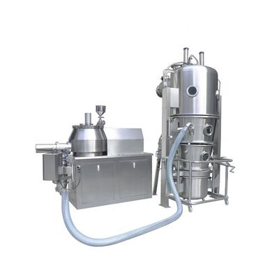 qualidade  Pharmaceutical Factory Medicine Powder Granule Fluid Bed Dryer Granulator fábrica