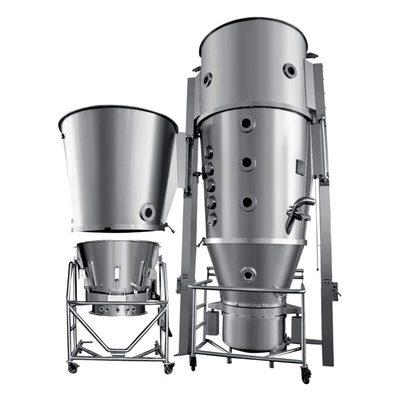 Milk Power Fluid Bed Pharmaceutical Dryer Granulator Machine For Different Milk Medicine Powder